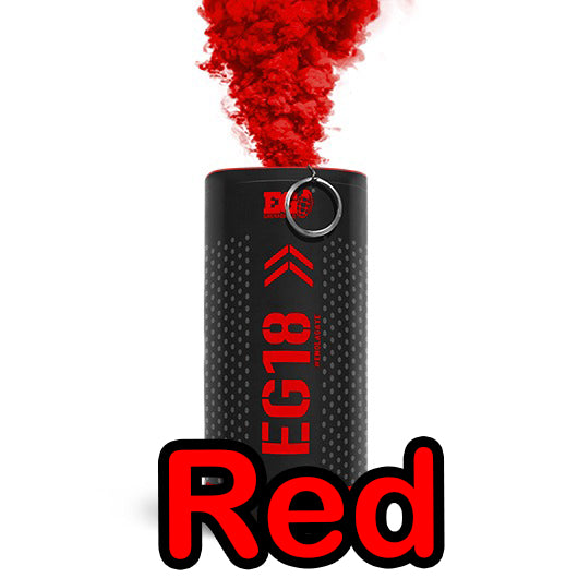 Enola Gaye EG18- High Output Smoke Grenade - PICKUP IN STORE ONLY - RED