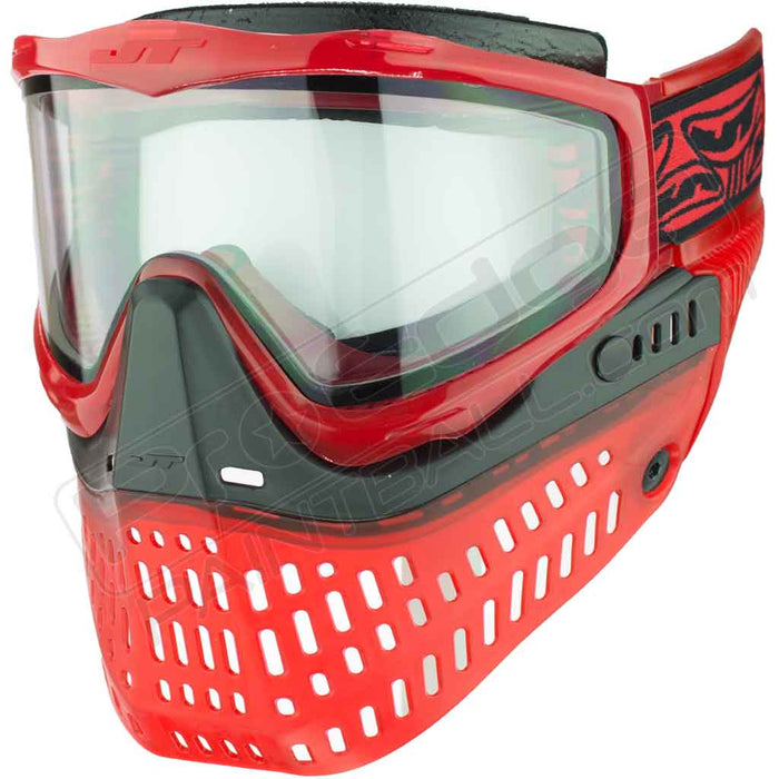 JT Proflex Paintball Mask - Ice Red - Choose Lens Color (SKU 7644) (SKU 7644)