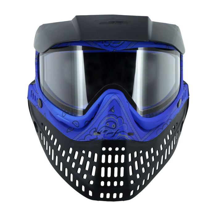 JT Proflex Paintball Mask LE - Bandana Blue - Choose Lens Color (SKU 6482)