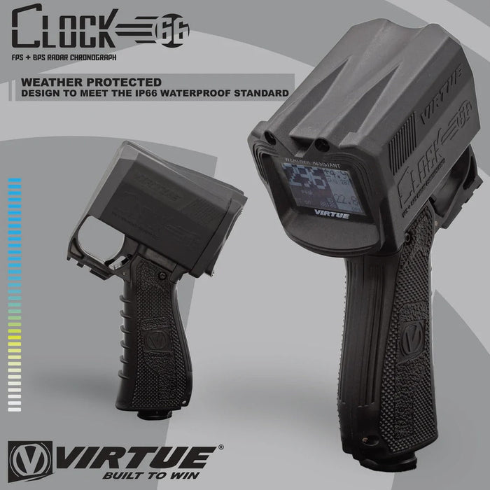 Virtue Handheld Clock Chronograph 66 - Black