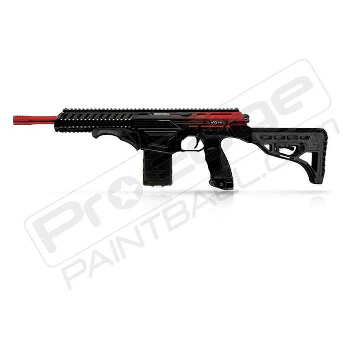 Dye DAM Assault Matrix Paintball Gun-Black/Red Cherry Fade