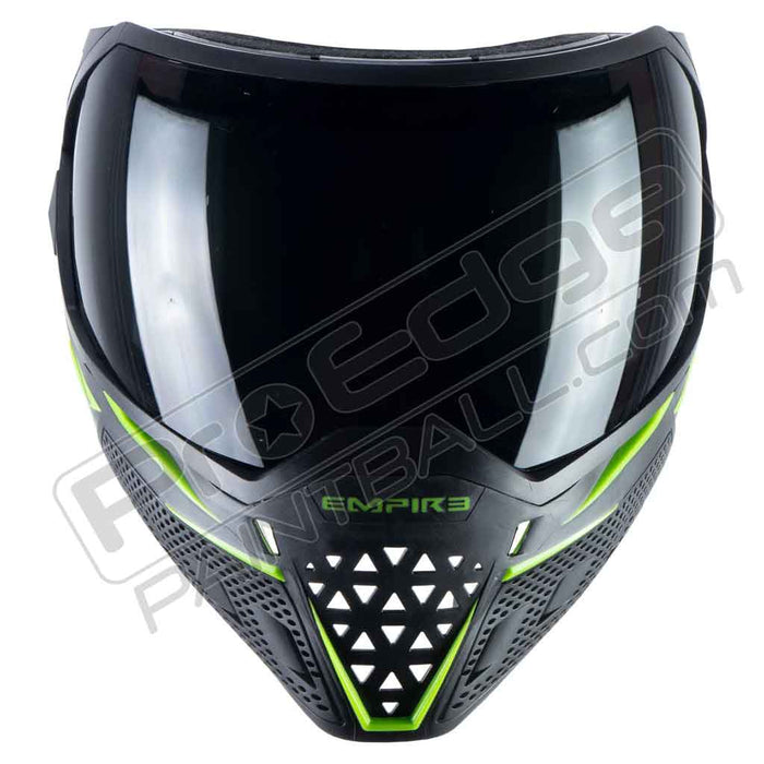 Empire EVS Paintball Mask-Black-Lime with 2 Lenses - Pro Edge Paintball