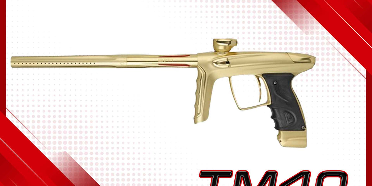 Used DLX Luxe TM40 Paintball Gun - Dust Black / Polished Pewter w/ 2 E Used DLX Luxe TM40 Paintball Gun - Dust Black / Polished Pewter w/ 2 E