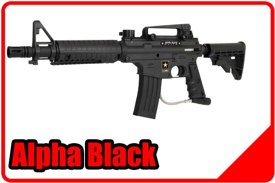 US Army Alpha Black Paintball Gun | Pro Edge Paintball