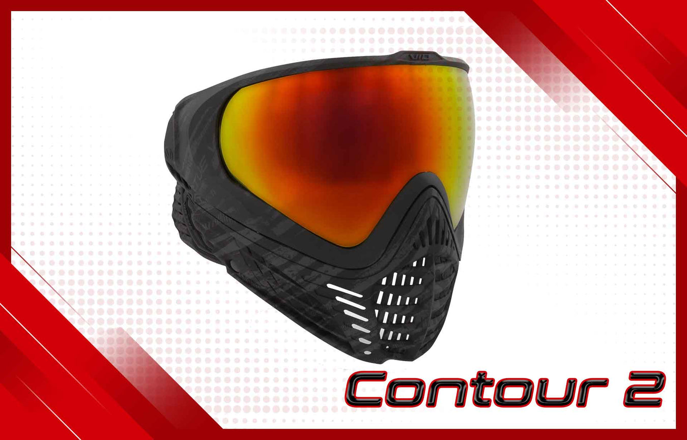 Virtue Stealth Paintball Mask Visor - Universal Fit For VIO, CMD, Dye I4 & More - Black/Black