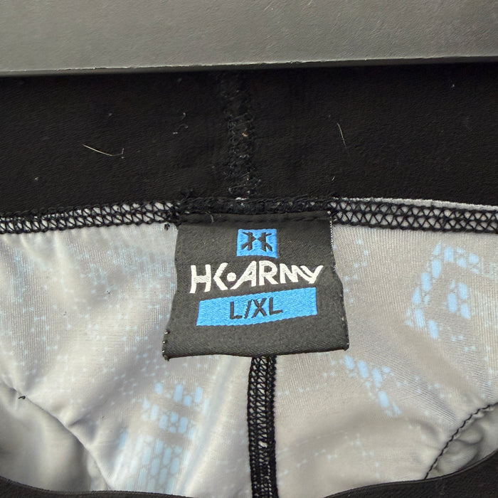 Pre Owned - HK Army Slide Shorts - Black Blue - Large X-Large