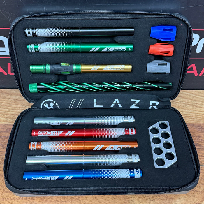 Pre Owned - HK Army LAZR Elite Orbit Barrel Kit - Green Black  - Cocker Threading