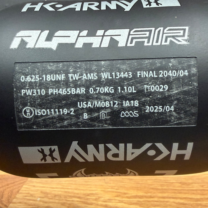 Pre Owned - HK Army Alpha Air 68 4500 Tank - Doom Alloy - Black Silver