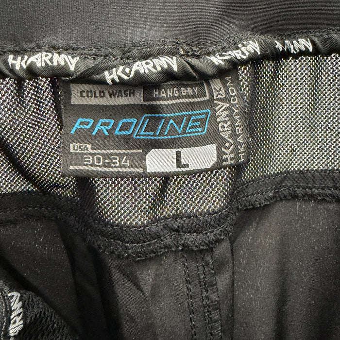 Pre Owned - HK Army Proline Paintball Pant - Black Red - Large