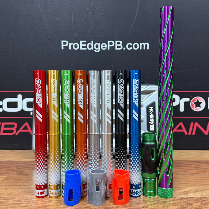 Pre Owned - HK Army LAZR Elite Orbit Barrel Kit - Purple Green - Cocker Threading