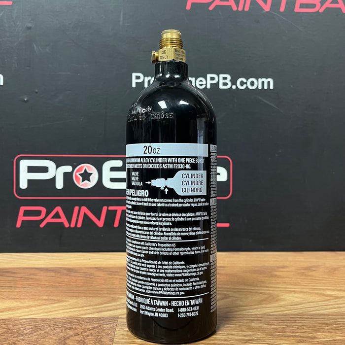 Pre Owned - Tippmann 20oz Co2 Tank - Black