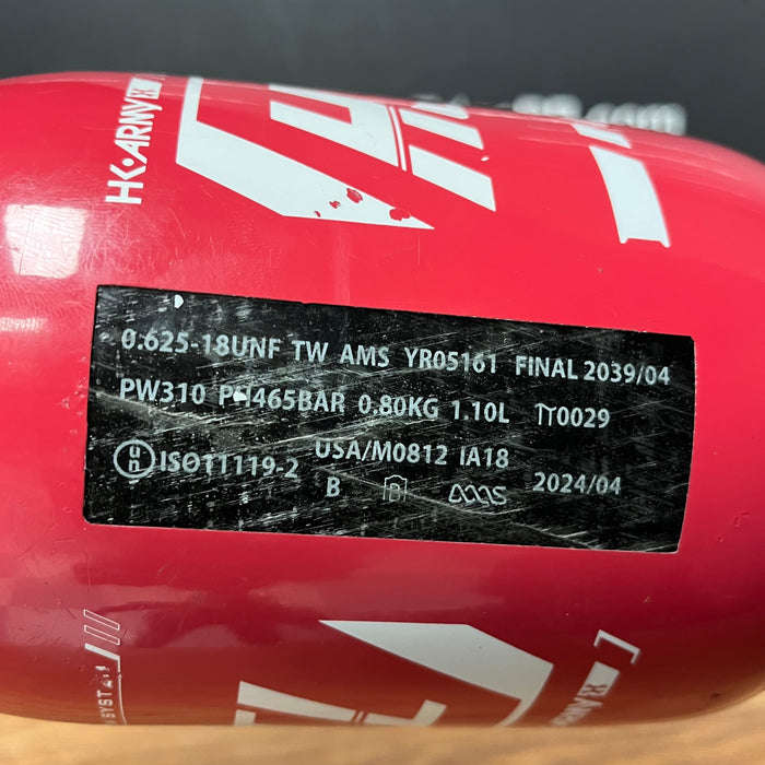 Pre Owned - HK Army 68/4500 HSTL Tank - Red/White