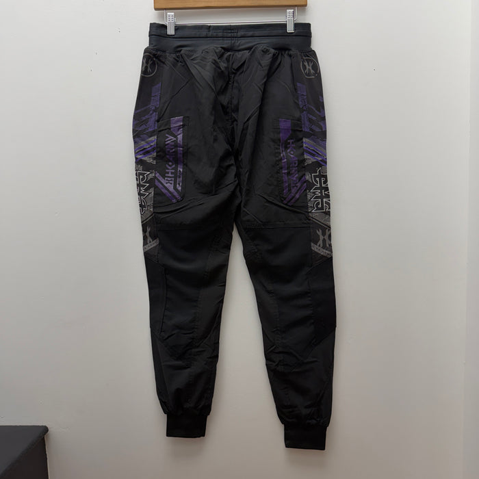 Pre Owned - HK Army TRK Jogger Paintball Pant - DMG Black Purple - Medium