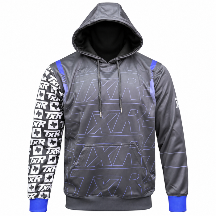 TXR Paintball Hoodie - Blue/Black