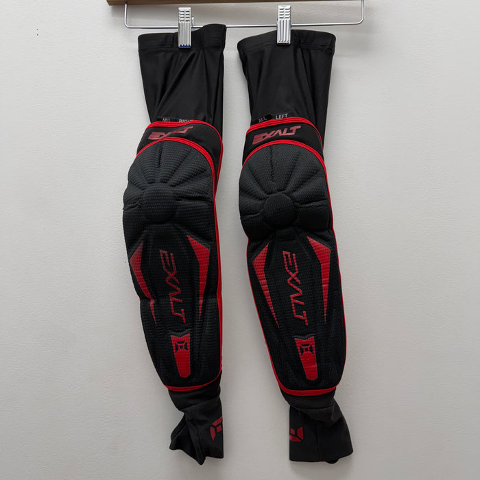Pre Owned - Exalt Free Flex Arm Pads - Black Red - Medium Large