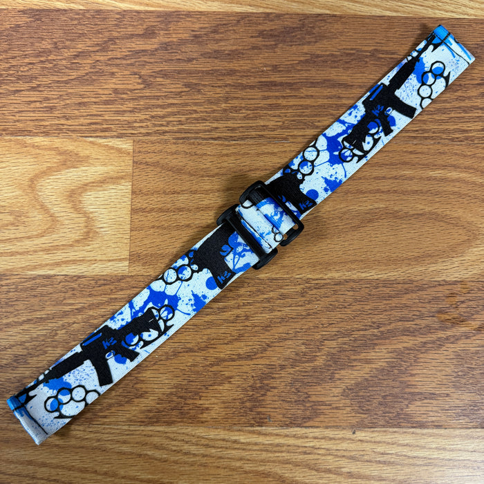 Pre Owned - KM JT Proflex Strap - White Blue Guns