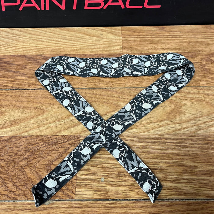 Pre Owned - Sandana Flying Skulls Headband - Black/Grey
