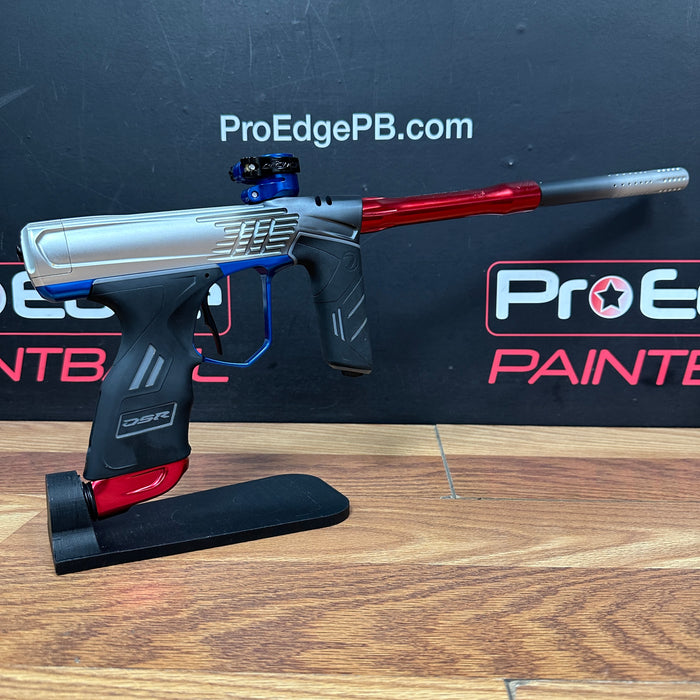 Pre Owned - Dye DSR+ Icon - Grey Silver Fade W/Blue and Red Parts
