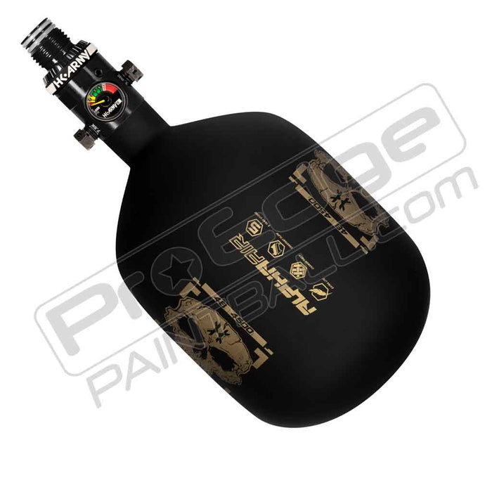 HK Army Alpha Air "Doom" Carbon Fiber Tank - Choose Regulator - 48 4500 - Midas - Black/Gold
