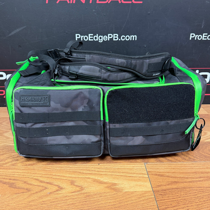 Pre Owned - HK Army Expand Backpack - Black Lime