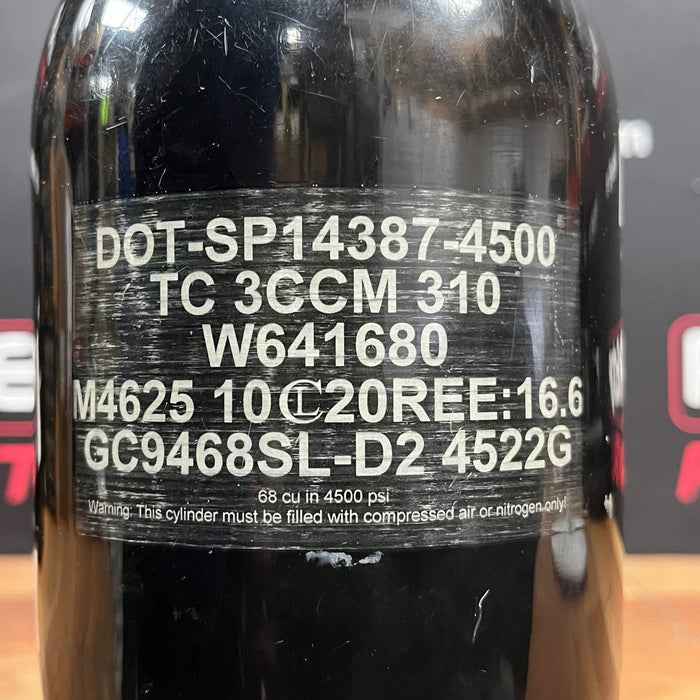 Pre Owned - HK Army Aerolite 68/4500 Bottle - Black