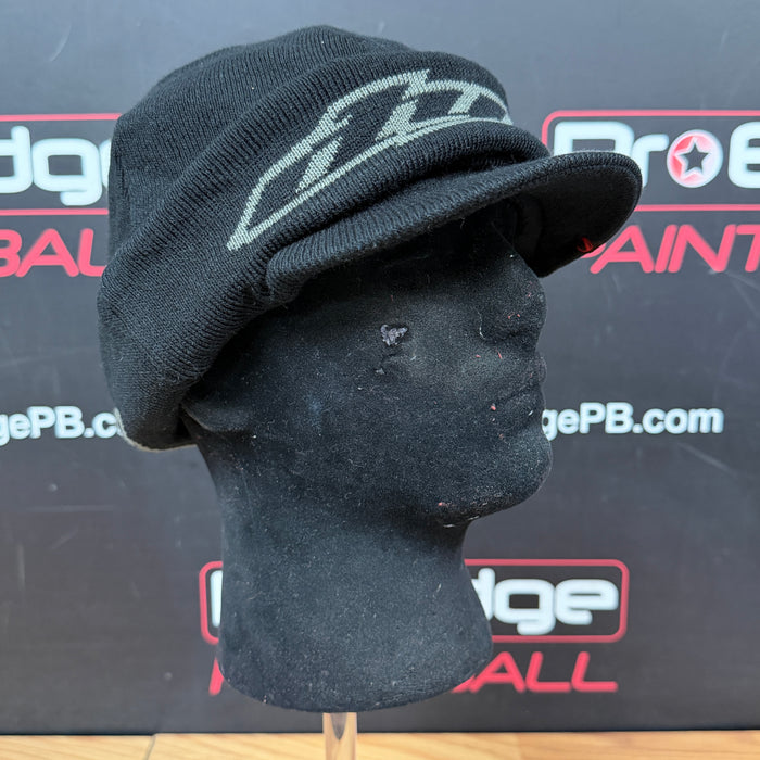 Pre Owned - Dye Beanie W/ Visor - Black