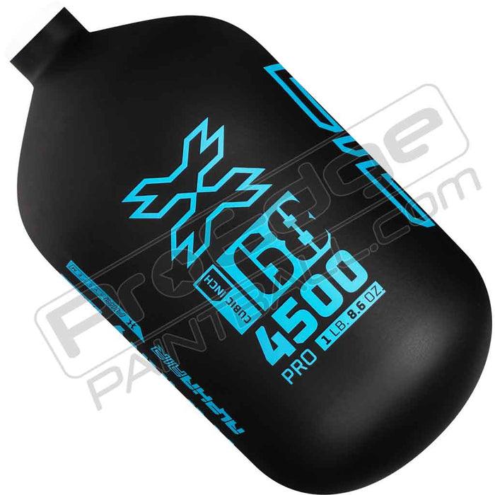 HK Army Alpha Air Carbon Fiber Tank - Choose Regulator - 68 4500 - Abyss - Black/Turquoise