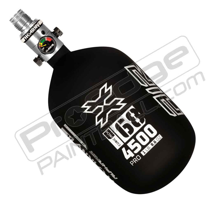 HK Army Alpha Air Carbon Fiber Tank - Choose Regulator - 68 4500 - Shadow - Black/White