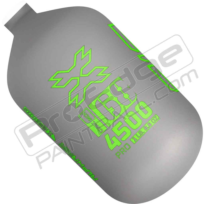 HK Army Alpha Air Carbon Fiber Tank - Choose Regulator - 68 4500 - Toxic - Grey/Lime