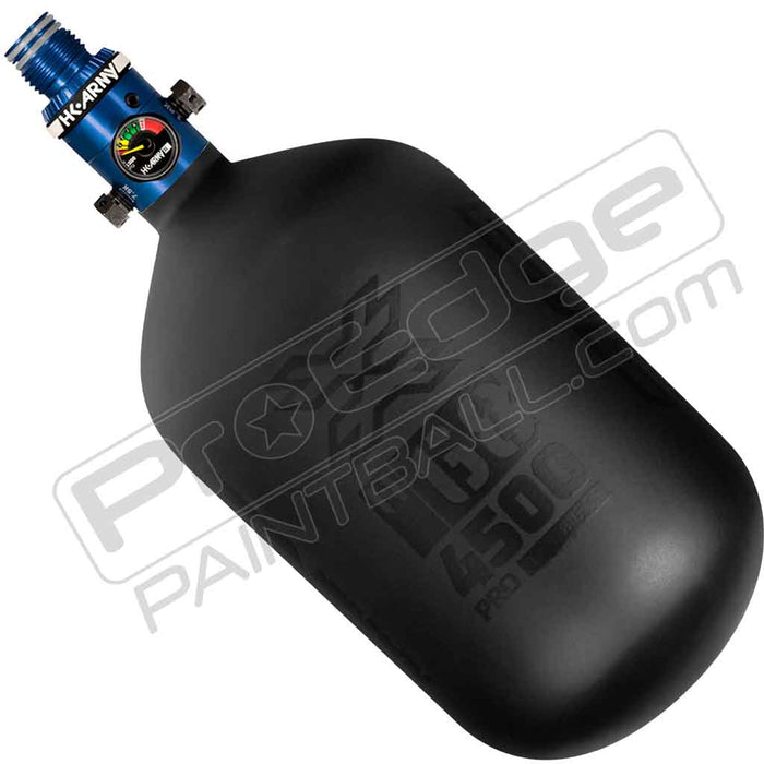 HK Army Alpha Air Carbon Fiber Tank - Choose Regulator - 68 4500 - Void- Black/Black