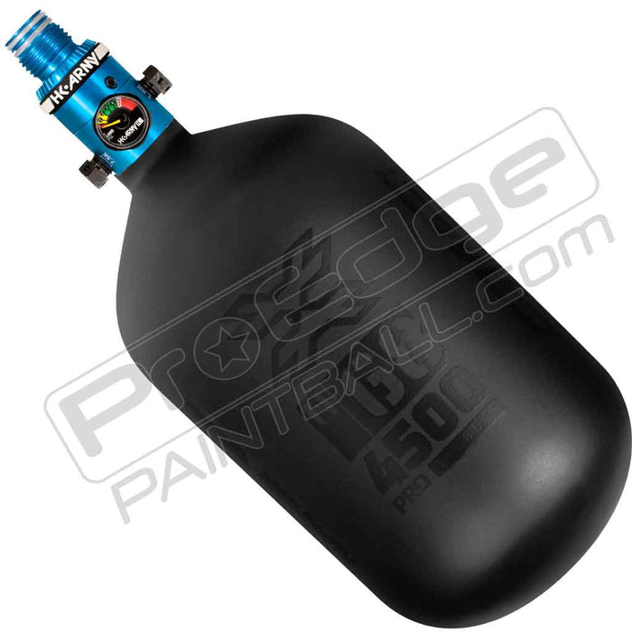 HK Army Alpha Air Carbon Fiber Tank - Choose Regulator - 68 4500 - Void- Black/Black