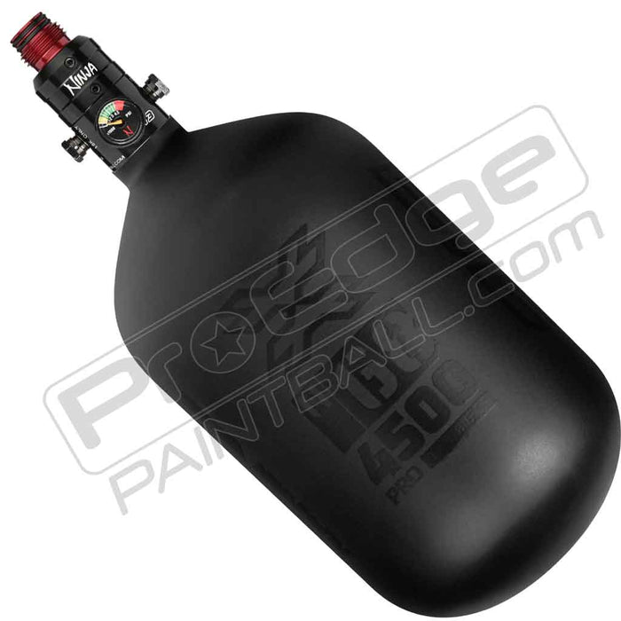 HK Army Alpha Air Carbon Fiber Tank - Choose Regulator - 68 4500 - Void- Black/Black