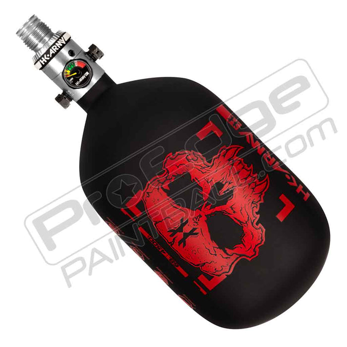 HK Army Alpha Air "Doom" Carbon Fiber Tank - Choose Regulator - 68 4500 - Scorch - Black/Red