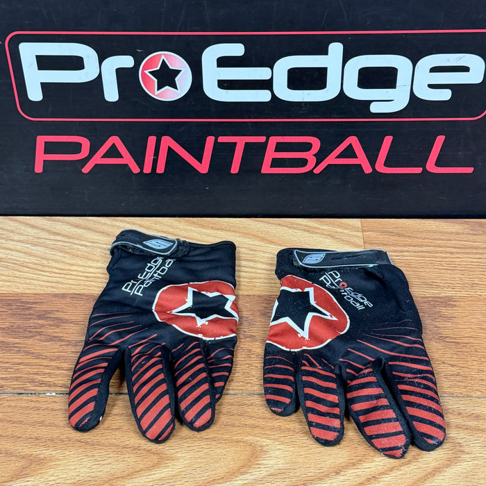 Pre Owned - Pro Edge Social Gloves - Red - Large