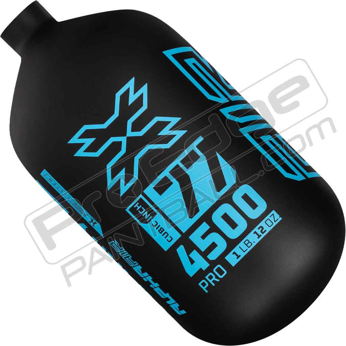 HK Army Alpha Air Carbon Fiber Tank - Choose Regulator - 77 4500 - Abyss - Black/Turquoise