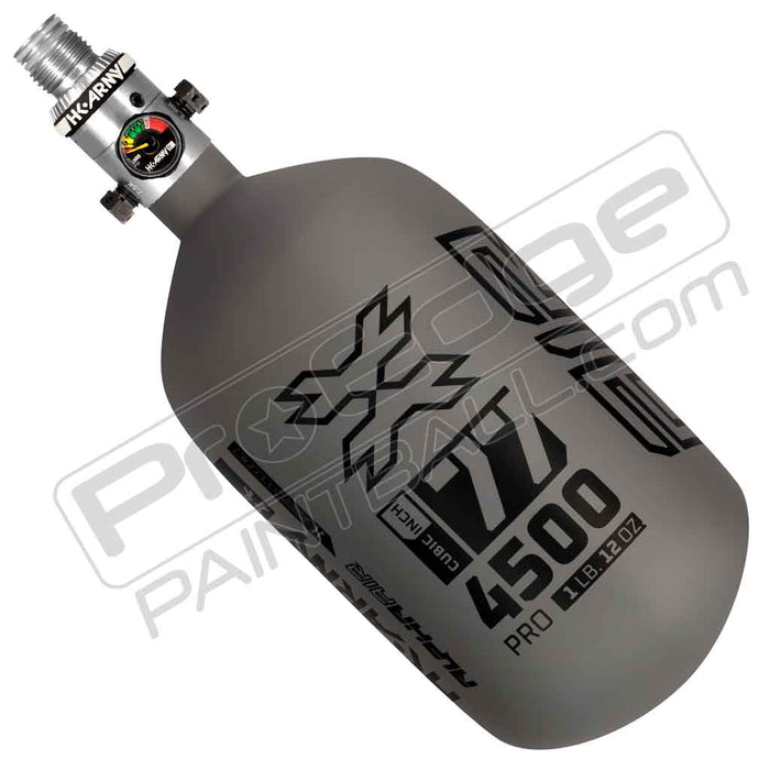 HK Army Alpha Air Carbon Fiber Tank - Choose Regulator - 77 4500 - Graphite - Grey/Black