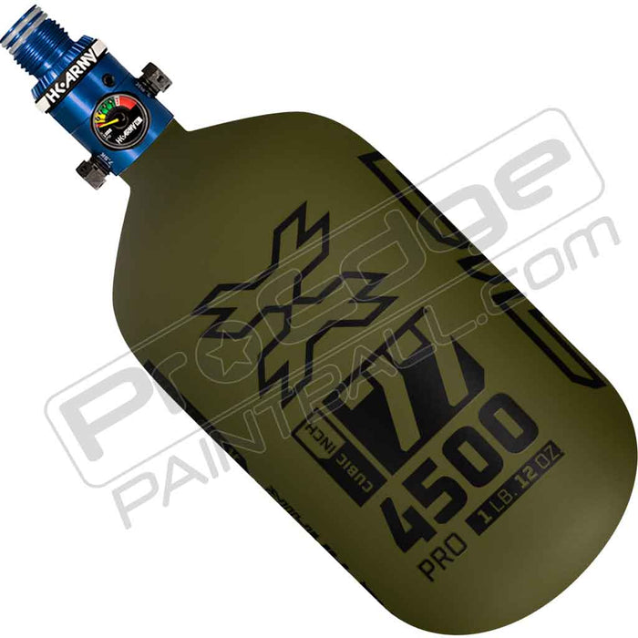 HK Army Alpha Air Carbon Fiber Tank - Choose Regulator - 77 4500 - Striker - Olive/Black