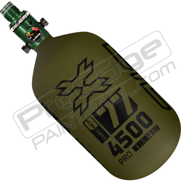 HK Army Alpha Air Carbon Fiber Tank - Choose Regulator - 77 4500 - Striker - Olive/Black
