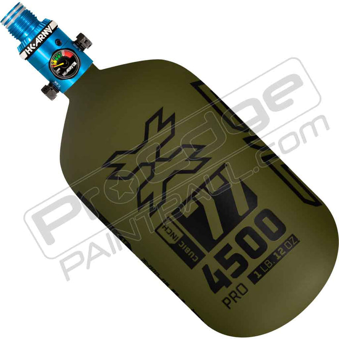 HK Army Alpha Air Carbon Fiber Tank - Choose Regulator - 77 4500 - Striker - Olive/Black