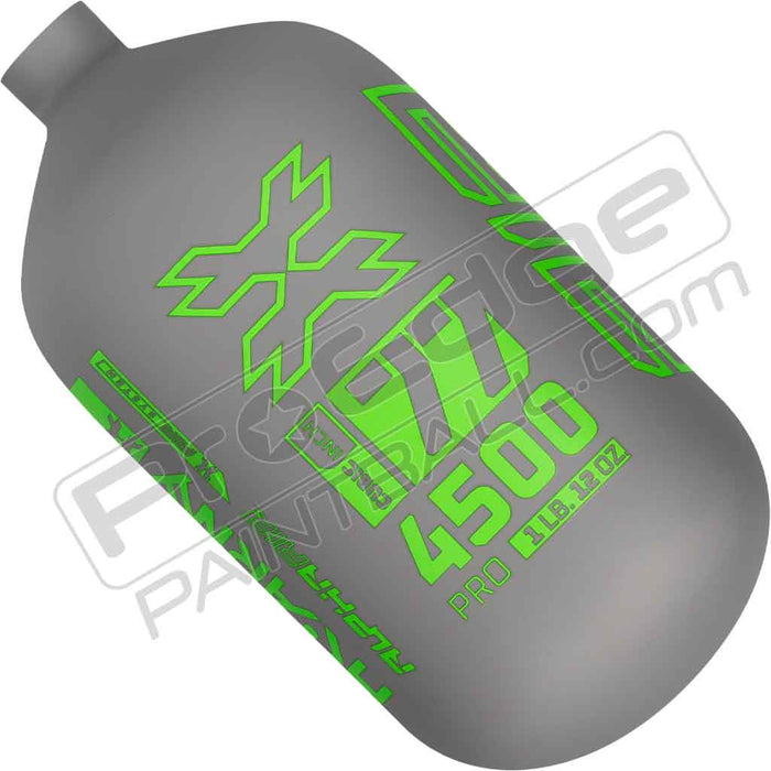 HK Army Alpha Air Carbon Fiber Tank - Choose Regulator - 77 4500 - Toxic - Grey/Lime