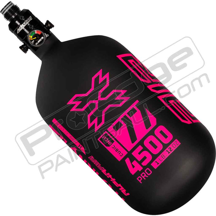HK Army Alpha Air Carbon Fiber Tank - Choose Regulator - 77 4500 - Viper - Black/Pink