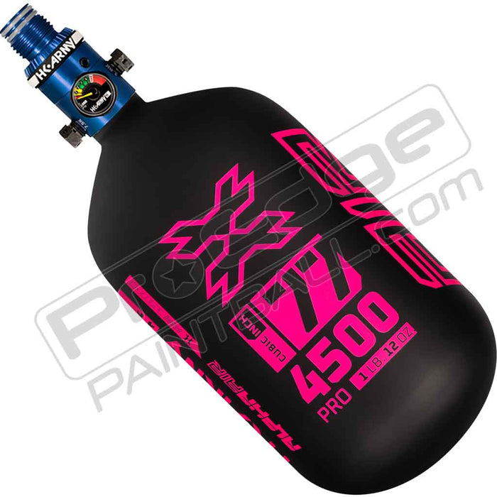 HK Army Alpha Air Carbon Fiber Tank - Choose Regulator - 77 4500 - Viper - Black/Pink