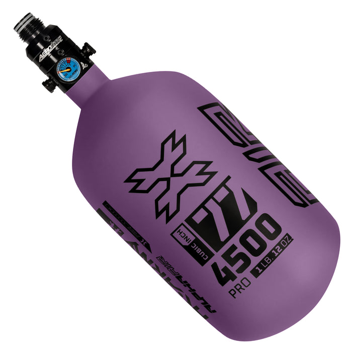 HK Army Alpha Air Carbon Fiber Tank - Choose Regulator - 77 4500 - Haze - Purple/Black