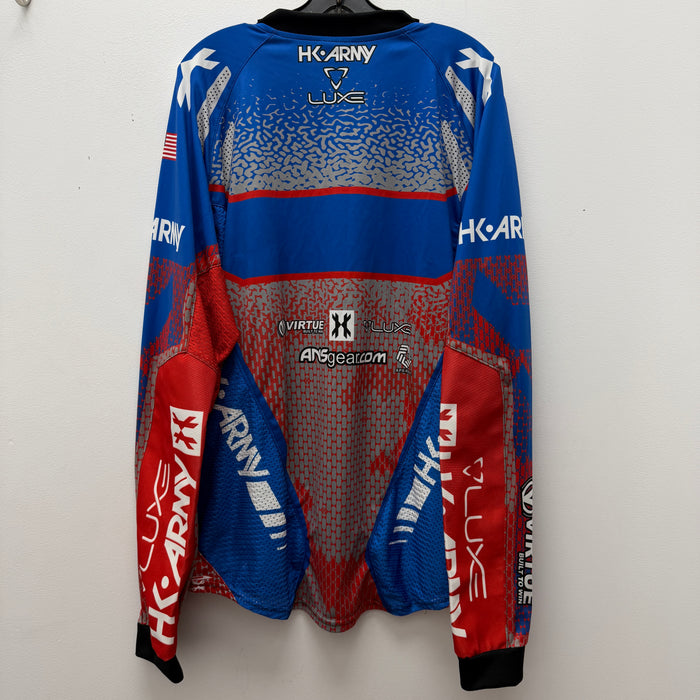 Pre Owned - HK Army Houston Heat Jersey - Red Blue - X Large