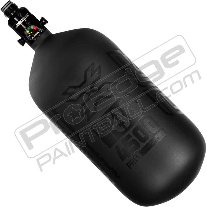 HK Army Alpha Air Carbon Fiber Tank - Choose Regulator - 88 4500 - Void - Black/Black