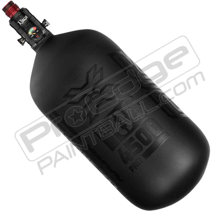 HK Army Alpha Air Carbon Fiber Tank - Choose Regulator - 88 4500 - Void - Black/Black