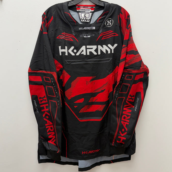 Pre Owned - HK Army Proline Jersey - Black Red - Large
