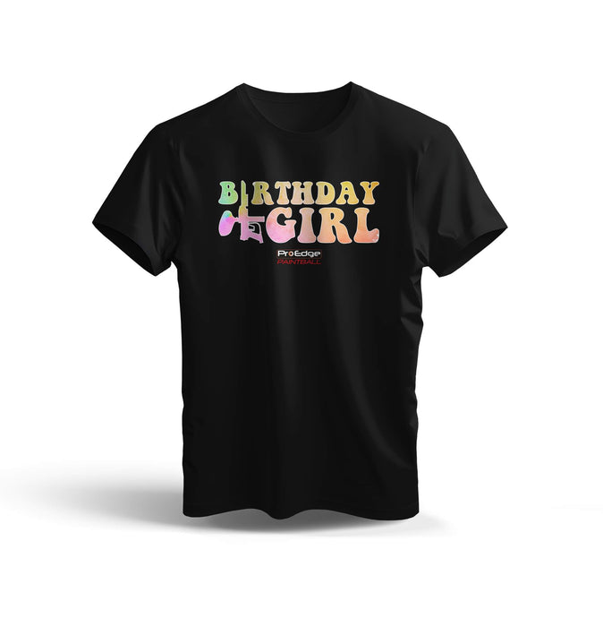 Paintball Birthday Girl T Shirt