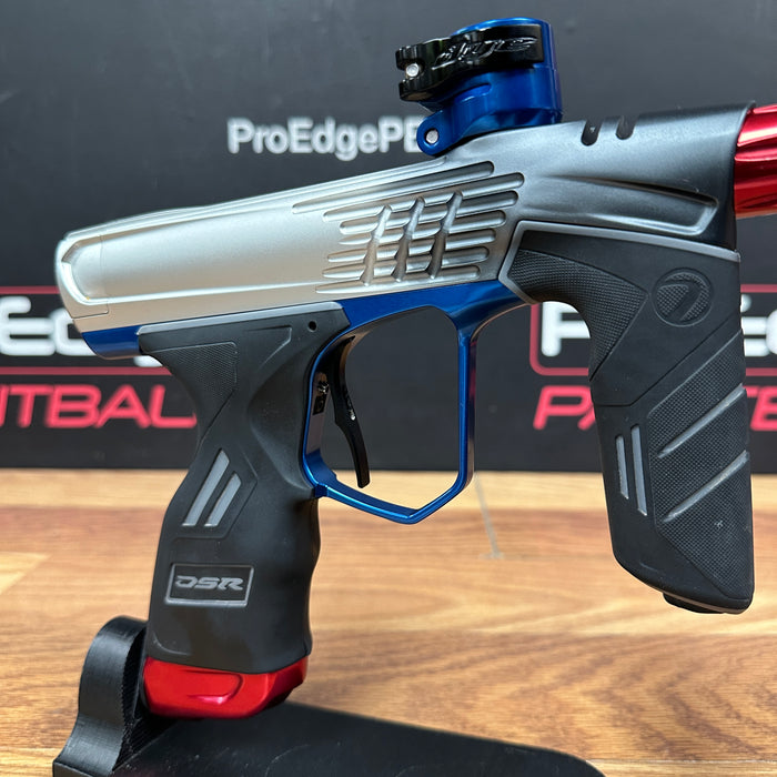 Pre Owned - Dye DSR+ Icon - Grey Silver Fade W/Blue and Red Parts