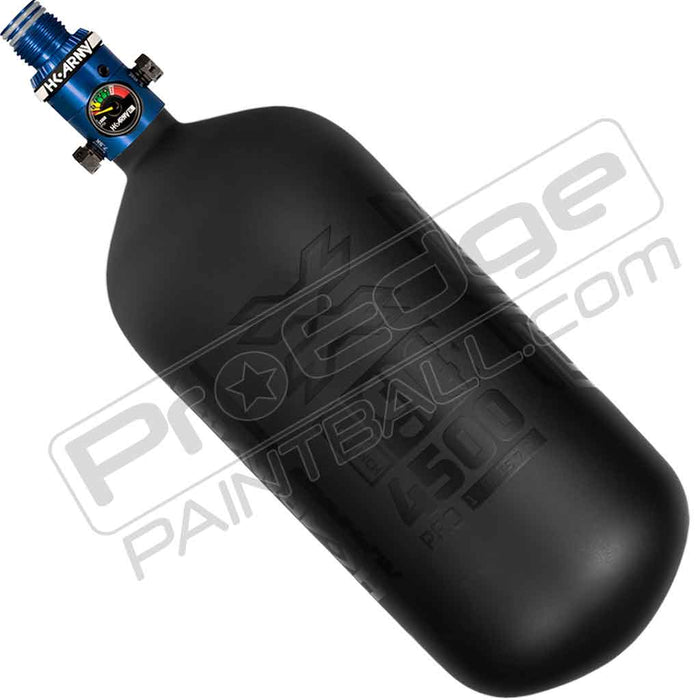 HK Army Alpha Air Carbon Fiber Tank - Choose Regulator - 98 4500 - Void - Black/Black